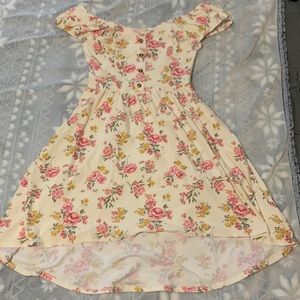 Adorable off the shoulder floral dress